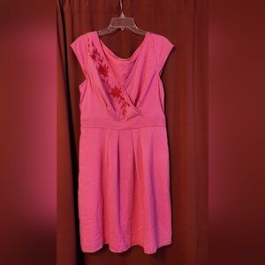 Eshakti Embroidered Barbie Pink Dress